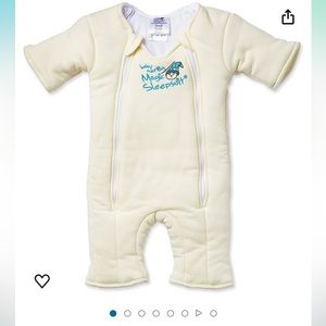 Merlin’s magic sleep suit- cream 3-6mos